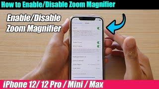 iPhone 1212 Pro How to EnableDisable Zoom Magnifier