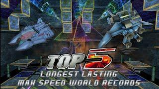 Top 5 Longest Lasting  F-ZERO GX  World Records of All Time Max Speed