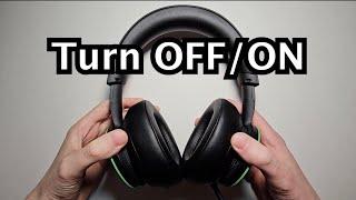 How to Turn On  Off Xbox Wireless Headset