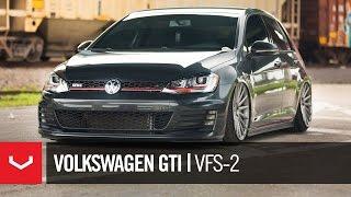 VW GTI  Stealth  Vossen 19  VFS-2 Wheels