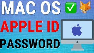 How To Change Your Apple ID Password On Mac  Macbook