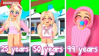 THE OLDER I GET THE YOUNGER I LOOK IN ROBLOX BROOKHAVEN