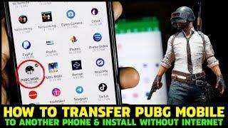 How to transfer PUBG to another phone and install without internet  Hindi  2020