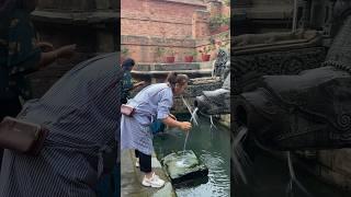 Satisfying Asmr of Dhunge Dhara ko pani #sujarai