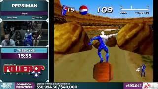 Pepsiman by theboyks in 2447 - SGDQ 2016 - Part 158