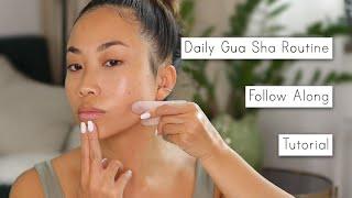 Daily Gua Sha Massage Routine  Follow Along Tutorial