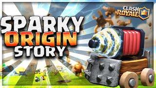 Sparkys SHOCKING Origin Story  Who is Sparky? How the Most OP Card in Clash Royale Was Created?