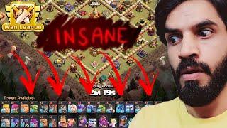 This Pro shocked everyone used ALL THE TROOPS in CLAN WAR LEAGUE  Clash of clanscoc