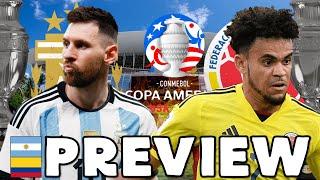 COPA AMERICA FINAL - ARGENTINA vs COLOMBIA - PREVIEW