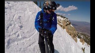 The steepest ski trail at AspenSnowmass - Robertos Double