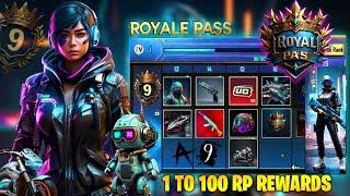 A9 ROYAL PASS1 TO 100 RP REWARDS  ACE 9 ROYAL PASS LEAKS  A9 ROYAL PASS PUBG MOBILEBGMI 