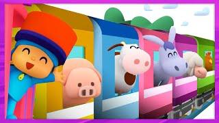  Color Train  Learn ANIMALS and SOUNDS  Fun Animals for KIDS  Full Episodes VIDEOS & CARTOONS