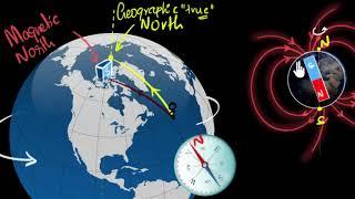 Magnetic declination - Earths magnetism  Magnetism & matter  Physics  Khan Academy