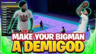 THESE ANIMATIONS & JUMPSHOT WILL TURN YOUR BIGMAN INTO A DEMIGOD ON NBA 2K23...