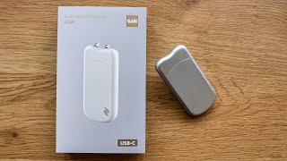 Powerland Gan wall charger 33W  Slimmest Portable Unboxing