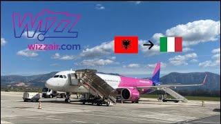 TRIPREPORT  #wizzair  ECONOMY  #airbus321 neo  #tiranainternacionalairport - #torinoairport