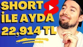 Ücretsiz Youtube Shortları ile Kopyala Yapıştır Yaparak Ayda 22914 TL Kazanmak