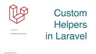 Custom Helper in Laravel  Laravel Tutorial