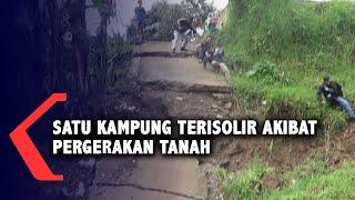 Pergerakan Tanah Di Cianjur Sebabkan Satu Kampung Terisolir