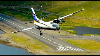 Extreme Airport Approach in Iceland HD