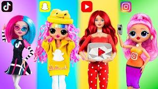 Social Network Style  10 LOL Surprise and Barbie DIYs