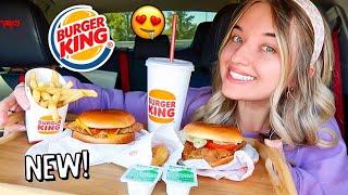 Eating Burger Kings *NEW* Chicken Sandwiches Better than the ChKing?