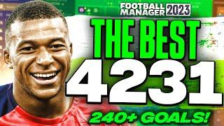 The BEST 4231 FM23 Tactic Scores 240+ Goals + Wins Quadruple  Best FM23 Tactics