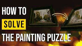 Inside The Backrooms How To Do The Painting Puzzle In Under A Minute