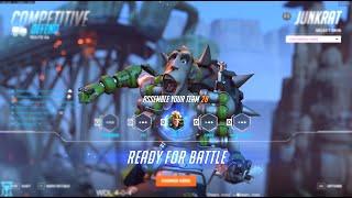 AQUAMARINE BEST JUNKRAT IN THE WORLD - OVERWATCH 2 SEASON 9 TOP 500