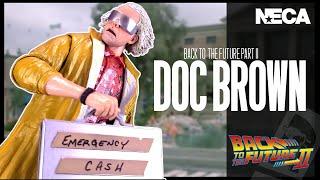 NECA Back to the Future Part 2 Ultimate Doc Brown @TheReviewSpot