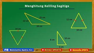 Cara Mencari Keliling Segitiga