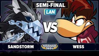 Sandstorm vs Wess - Winners Semi-Final - Brawlhalla Midseason Championship 2024 - LAN 1v1