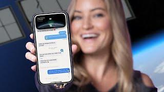 NEW iOS 18 iMessage via Satellite demo