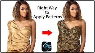Right Way to Apply Patterns on Clothes in Photoshop