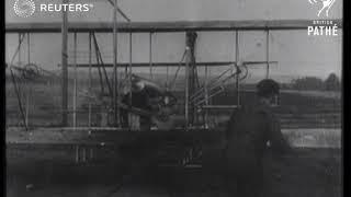 The Wright brothers first aeroplane flight 1903