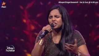 Naan mutham thinbaval song by #AparnaNarayanan  Super Singer Season 9