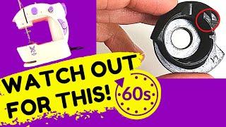 How to replace your Mini Sewing Machine Bobbin Case  An easy beginner sewing hack