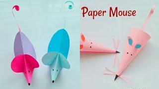 How To Make Paper Mouse  Mouse  Rat  DIY  2 easy paper Crafts  Diary Of Art