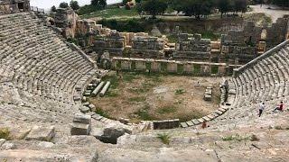 Lycian antique theatre in Turkey