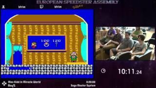 #ESA15Purple - Alex Kidd In Miracle World  Any%  Speedrun by btrim