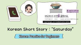 Korean Short Story Saturday - Korean Practice for Beginners with Vocabulary and Grammar 기초한국어