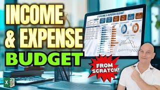 How To Create An Income & Expense Budget Template In Excel FROM SCRATCH + FREE DOWNLOAD
