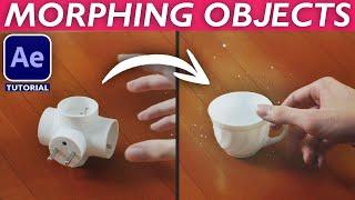 HOW TO TRANSFORM OBJECTS MORPHING - After Effects VFX Tutorial