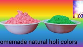 Homemade holi colors How to make holi colors at homeDIY holi colour Eco friendly holi colors