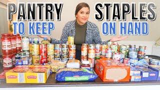 PANTRY STAPLES FOR EASY MEALS STAPLE INGREDIENT MEALS YOU NEED IN YOUR PANTRY