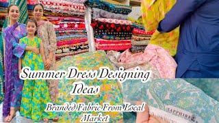 How to designNice and elegant dress designsSummer designing ideas by#lifewithzainab Branded fabric