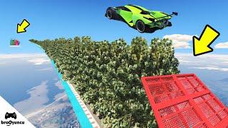 DEV RAMPADAN AĞAÇLARIN ÜSTÜNDEN ŞEHRE BASKET ATMACA - GTA 5 Ramp City Ragdolls