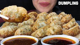 ASMR EATING FRIED DUMPLING  EXTREME CRUNCHY EATING SOUND MANDU