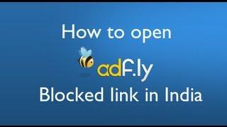 adf.ly not opening adf.ly blocked problem Solved