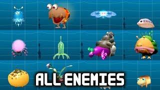 Hey Pikmin - All Enemies Full Creature Log English Gameplay